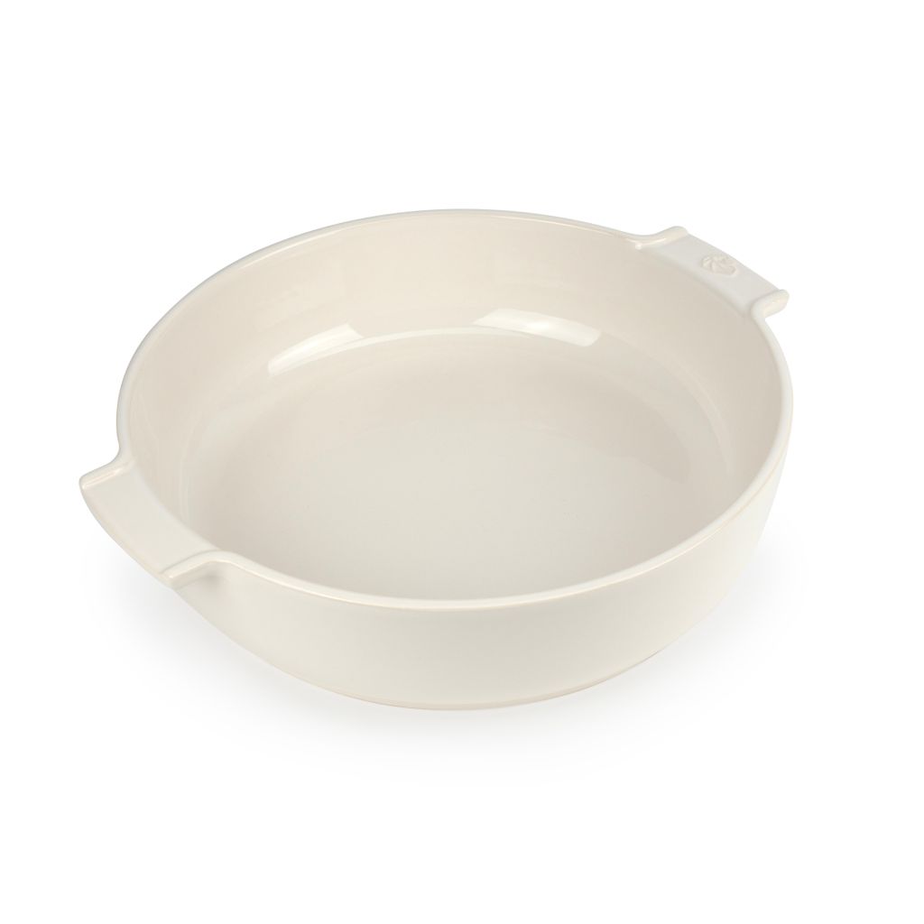 Plat à four rond écru 34 cm - Visuel 0